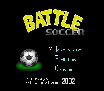 Battle Soccer - Field no Hasha (Japan) screen shot title